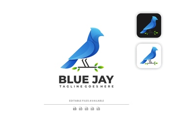 Blue Jay Gradient Logo