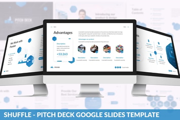 Shuffle - PitchDeck Google Slides Template