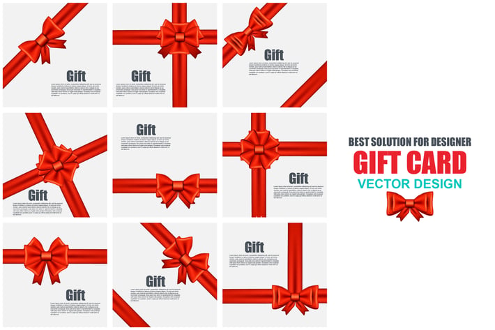 Gift Card Vector