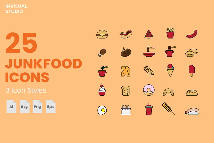 Junkfood - Icon Set