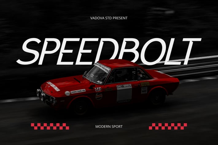 Speedbolt Modern Sport Font