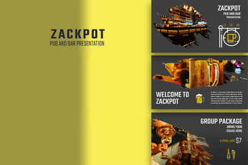 Zackpot– Pub & Bar Keynote Template