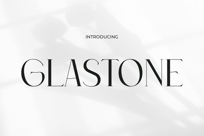 Glaston - Modern Elegance and Beauty Font