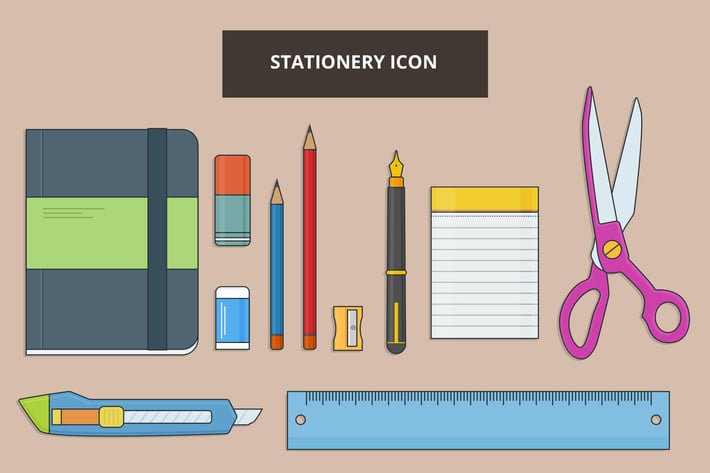 Stationery Outline Icon