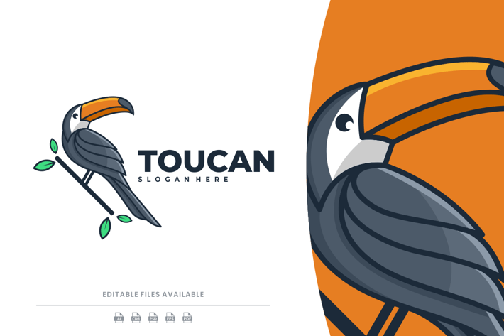 Toucan Simple Mascot Logo