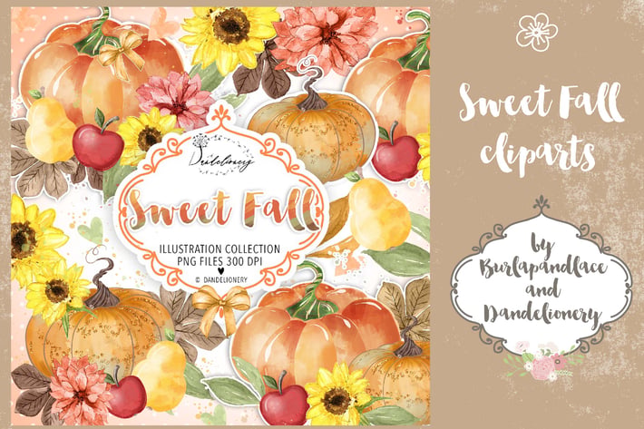 Sweet Fall Pumpkin design