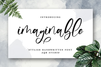 Imaginable - Stylish Handwritten Font