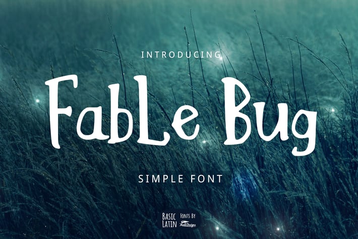 Fable Bug Simple Font