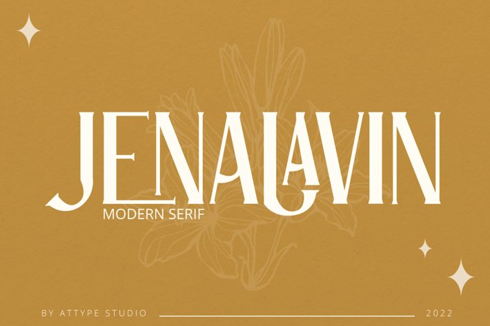 Jenalavin - Modern Serif