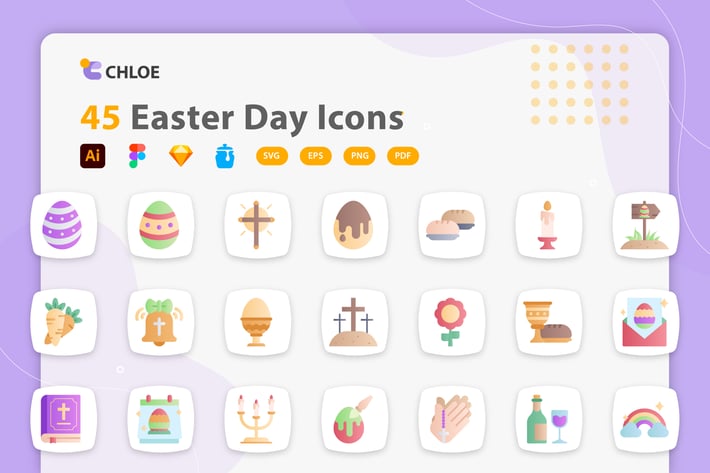 Chloe - Easter Day Icons