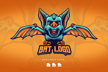 Bat Mascot Logo