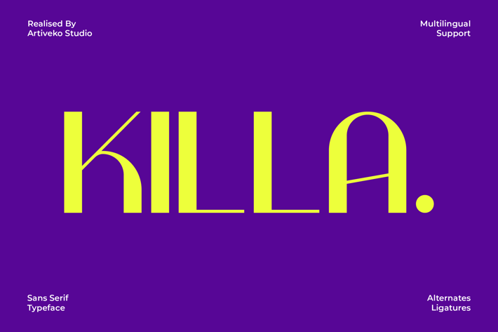 Killa Minimalist Sans Font