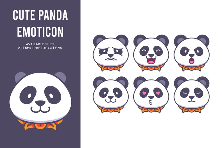 Cute Panda Emoticon