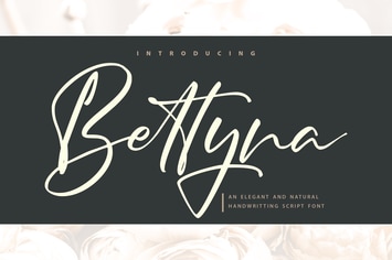 Bettyna | Handwriting Script Font