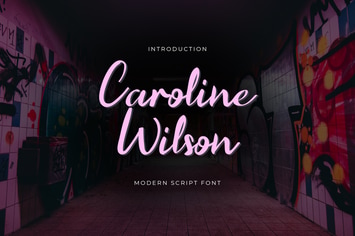 Caroline Wilson Handwritten Font