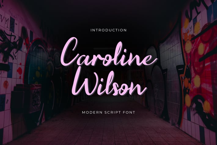 Caroline Wilson Handwritten Font