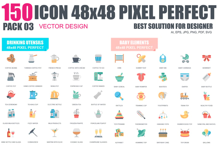 Flat Icons Set