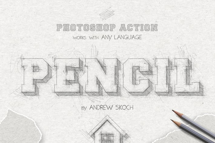Pencil Sketch - Photoshop Action