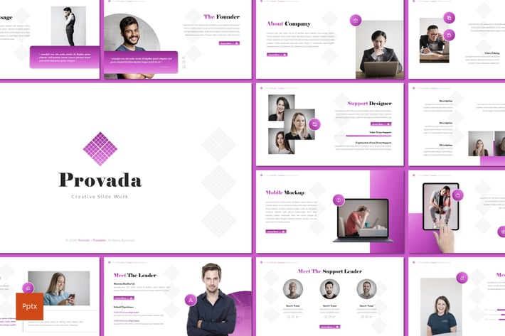 Provada - Creative Slide Work Powerpoint