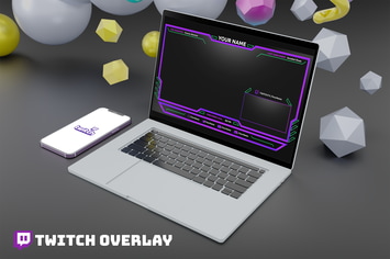 Purpletint - Twitch Overlay Template