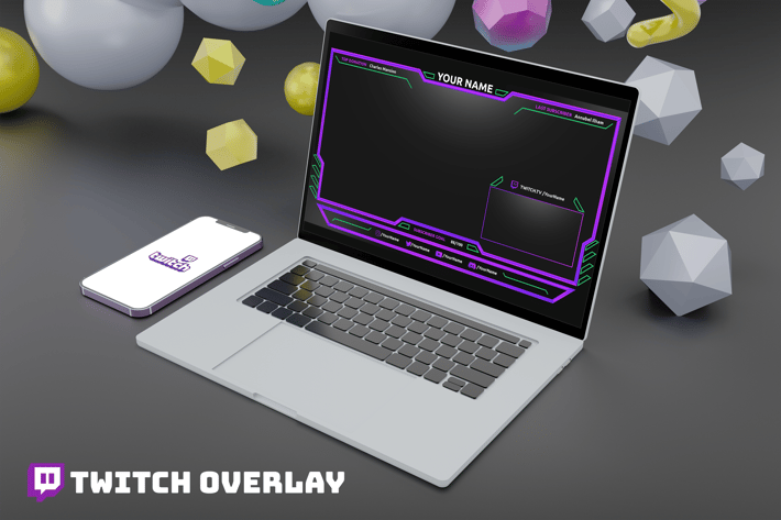 Purpletint - Twitch Overlay Template