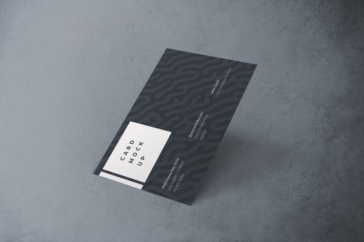 Business Card Mockup PSD Template