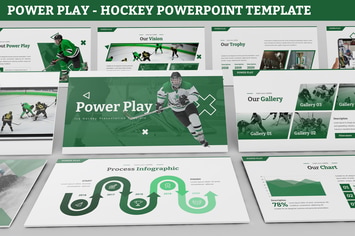 Power Play - Hockey Powerpoint Template