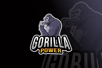 Gorilla Power Logo Template