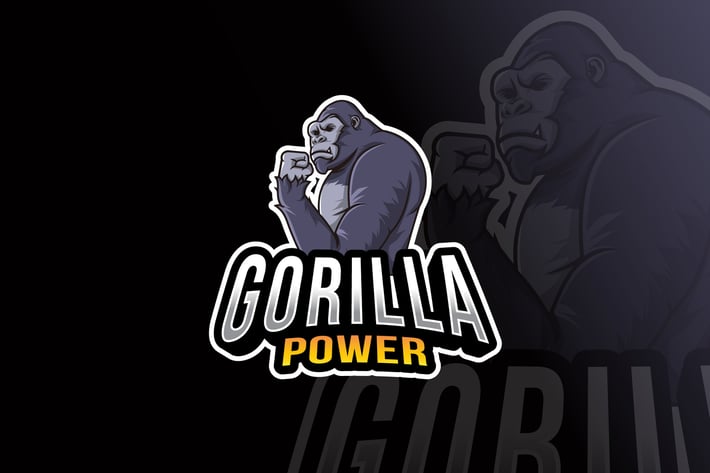 Gorilla Power Logo Template