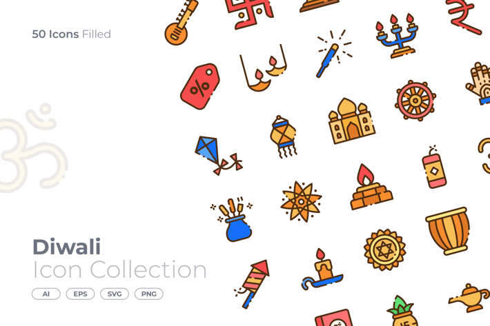 Diwali Filled Icon