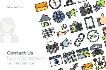 Contact Us Filled Icon