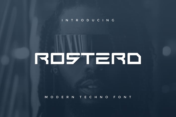Rosterd Modern Techno Font