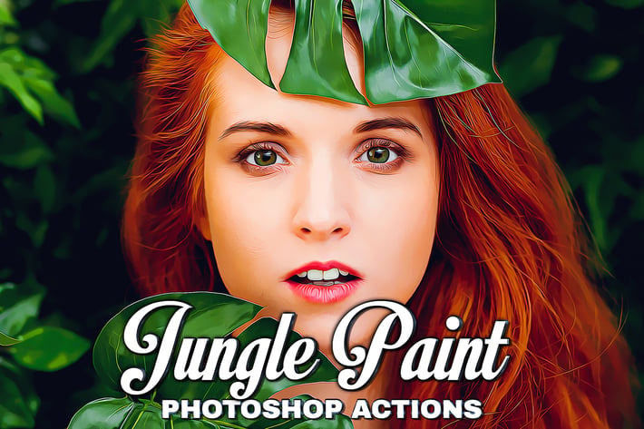 Jungle Painting Photoshop Action