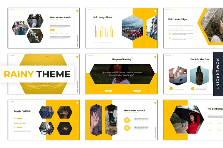 Rainy Theme - Powerpoint Template