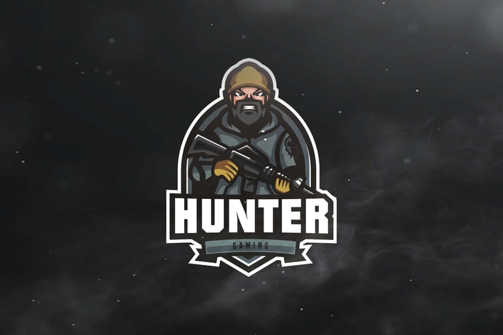 Hunter Gaming Sport and Esports Logo 
