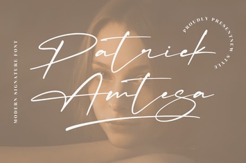 Patrick Amtesa Modern Signature Font