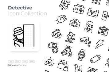 Detective Outline Icon