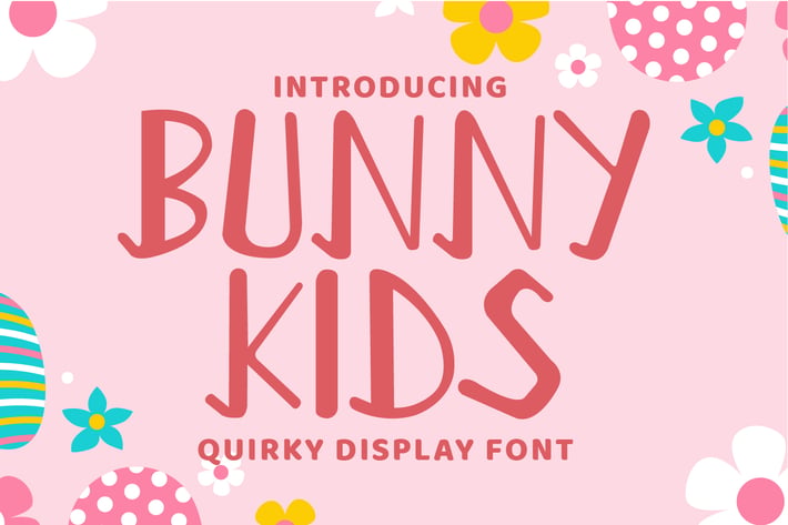 Bunny Kids - Kids Display Handwriting Font