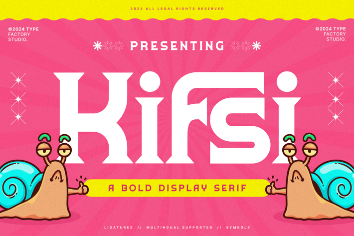 Kifsi - Bold Display Serif