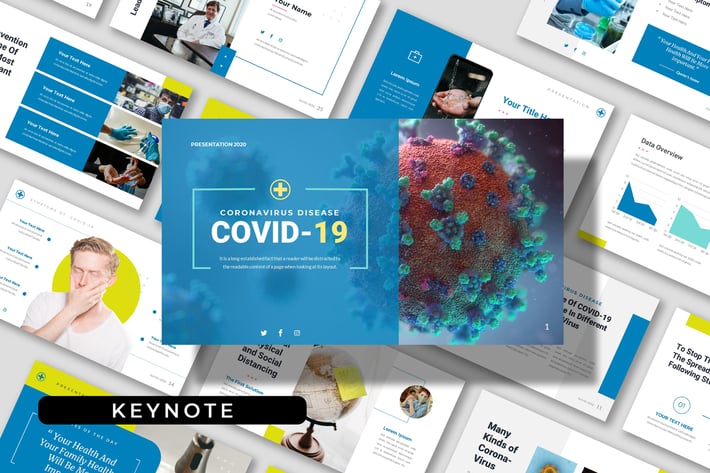 COVID - Clean Presentation Keynote Template