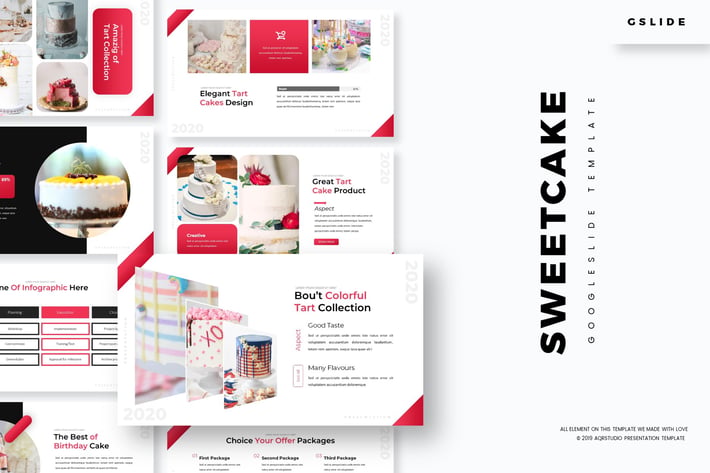 Sweetcake - Google Slides Template
