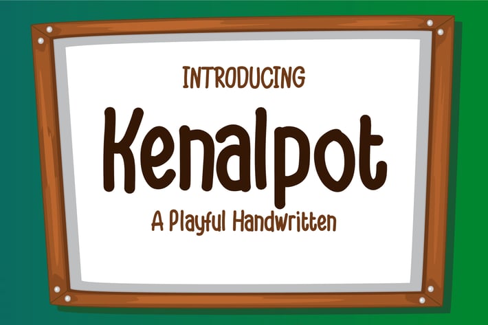 Kenalpot Playful Handwritten