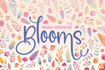 Blooms Font Family