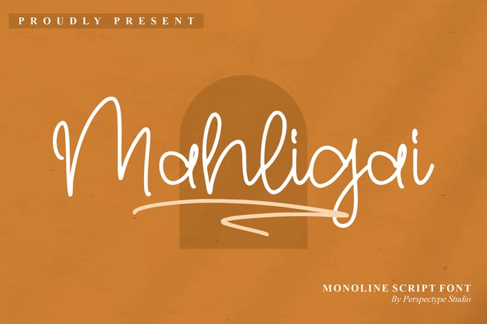 Mahligai Monoline Script Font