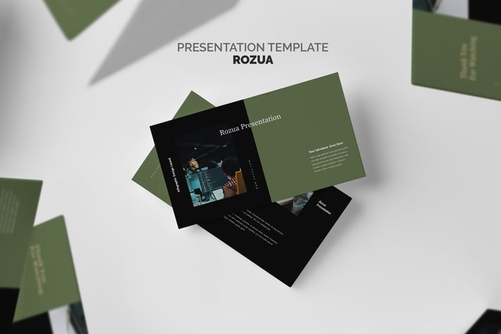Rozua : Vector Infographic Business Keynote