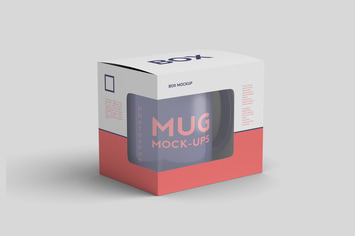 Mug inside The Box Mockup