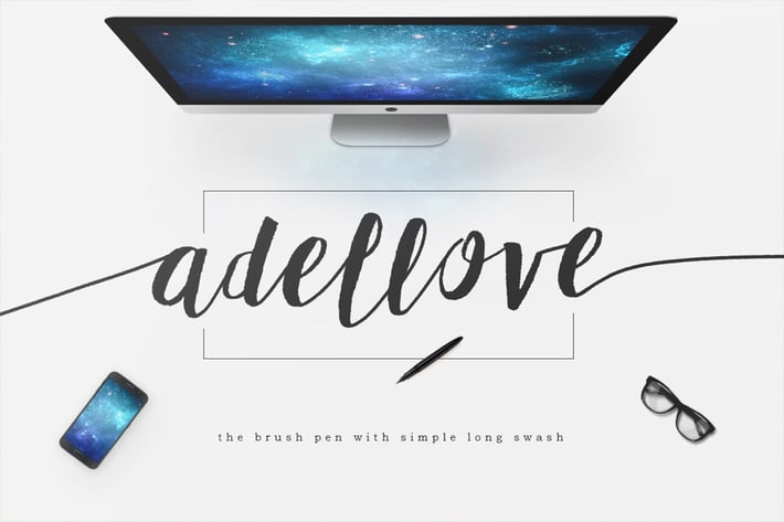 Adellove Typeface