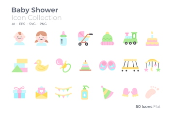 Baby Shower Color Icon
