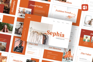 Sephia - Fashion Care PowerPoint Template