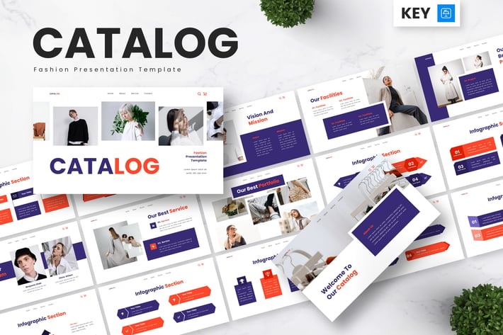 Catalog - Fashion Keynote Templates